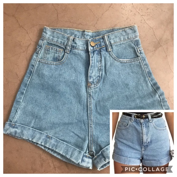 extreme high waisted shorts